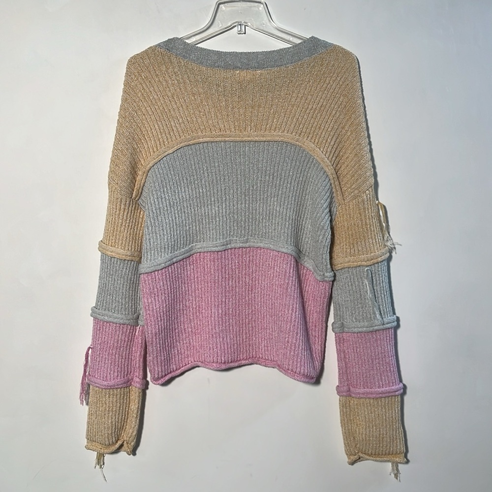 Hem & Thread Color Block Slv Tassel Drop Shoulder… - image 4